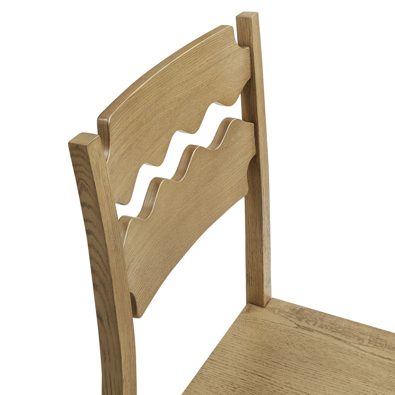 Tabouret de bar en chêne Jax, Chêne, Tabouret de bar (siège d'une hauteur de 29,1 po)