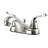 Centerset 2-handle Bathroom Faucet with Drain Assembly