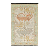 Burano Hand Knotted Wool Animal Print Area Rug
