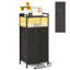 40.9cm W Metal Bedside Table-1758910827