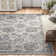 Tapis oriental gris moyen Rishel