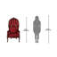 Fauteuil ballon victorien Alfredo