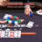 Poker Table RayChee 50'' 8 - Player Pine Foldable Poker Table