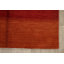 Tapis rouge / orange en laine noué à la main de conception unique 5 pi 5 po x 8 pi 5 po New Age