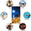 Serviette de plage Moonlit Crabs, serviette en microfibre fine à séchage rapide 30 "x 63" sans sable pour camping