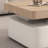 Creative light luxury cream style coffee table