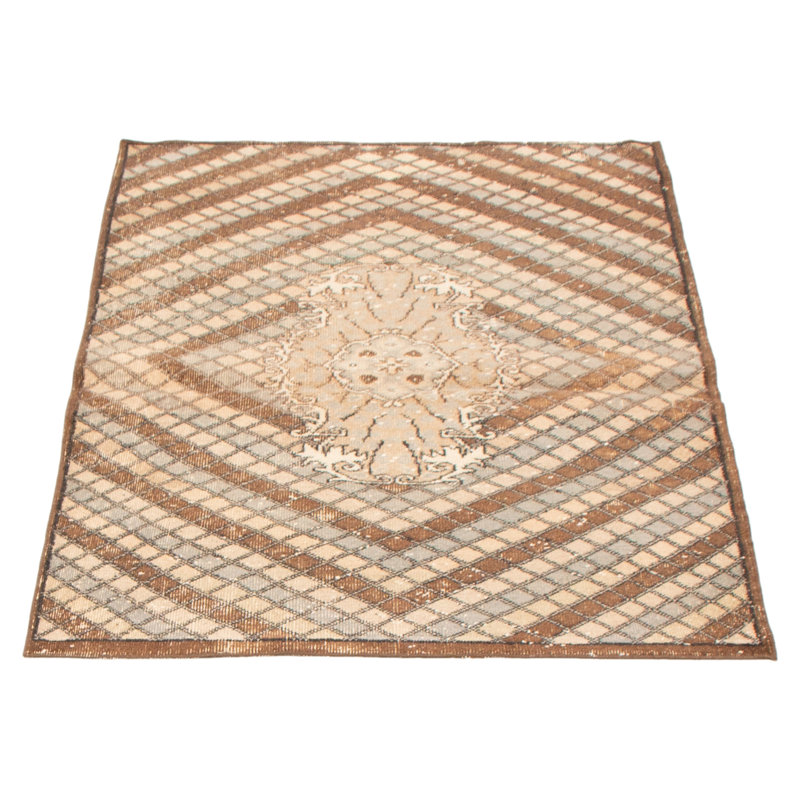 Tapis brun foncé Kiran 3 pi 10 po x 5 pi 9 po