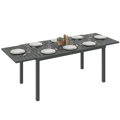 Rectangular Outdoor Dining Table , 225cm cm W 85cm cm D