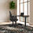Skyscraper Electric Height Adjustable Standing Desk, Dual Motor and Digital Control with Memory, 48x30, Walnut Block Top with Black Frame-765077058-699237053