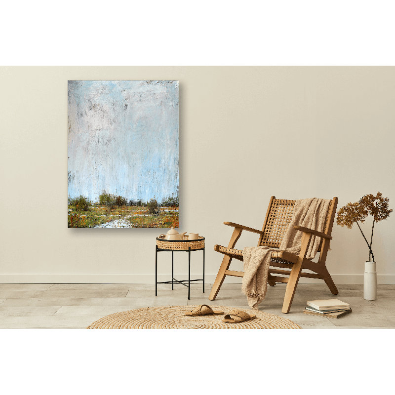 Landscape & Nature Print by John Beard, 24" H x 20" W x 1.5" D, Black Framed Canvas