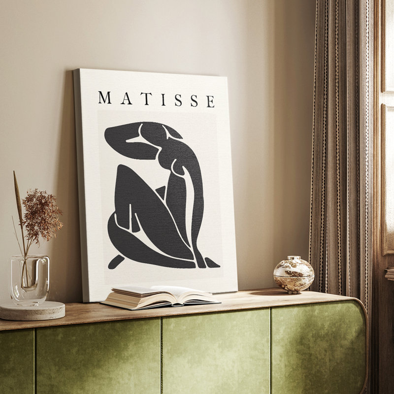 Matisse ccclxxix, reproduction d'art encadrée sur mesure, galerie Cavas, H 18 po x l 12 po