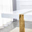 Table de salle à manger rectangulaire Modern Glam-776336820-776336778