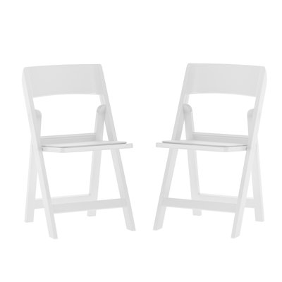 Commercial Resin Folding Event Chairs with Removable Padded Seats