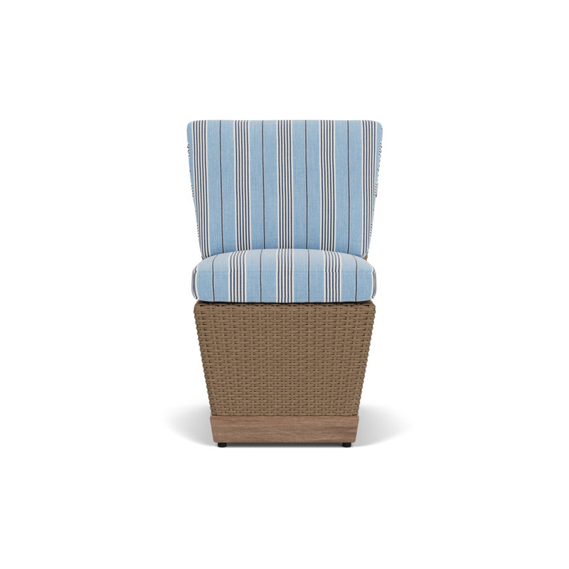 Charisma Outdoor Dining Side Chair, Hansen Sky