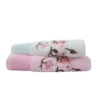 Jazmyne Deluxe Embroidered Cotton Hand Towel - 50x85