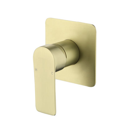 Shower Valves Wall Mount Shower Faucet Rough-in Valve Bathroom Trim Kit Single Handle Tub Shower Valve Mixer