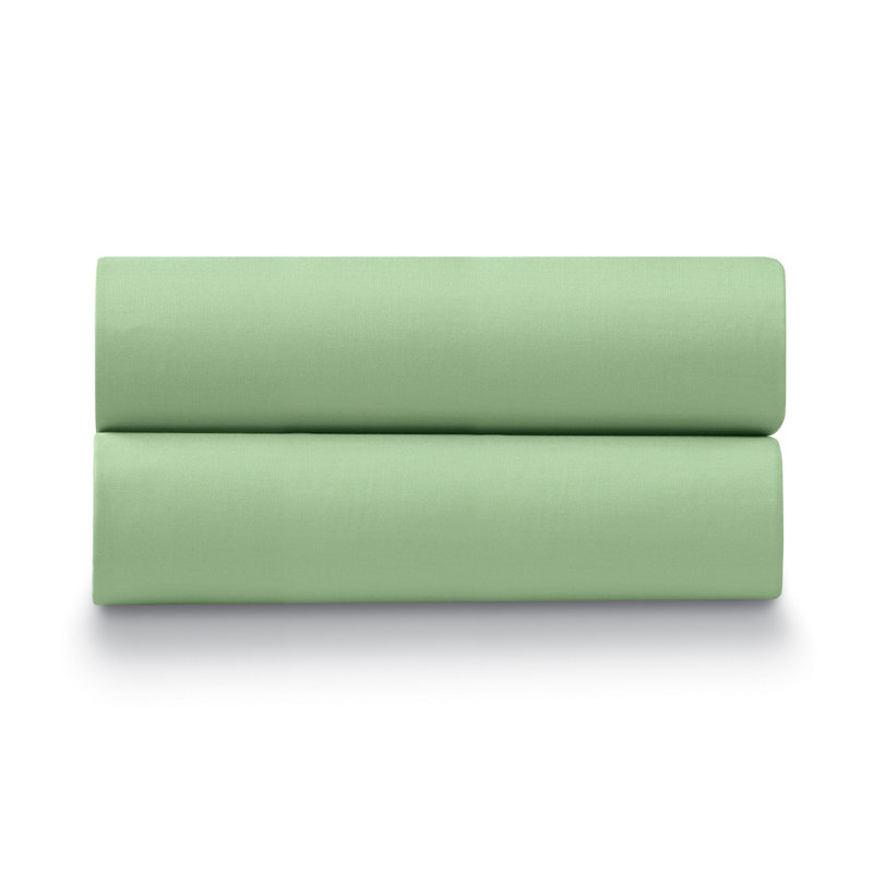 Olive Cotton Sateen Standard/Queen Pillowcase Set