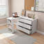 Bureau d'angle en L avec rangement - Conception réversible pour bureau à domicile