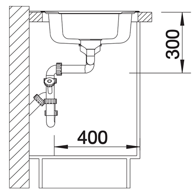 Lantos 1.5 Bowl Inset Kitchen Sink, Linen