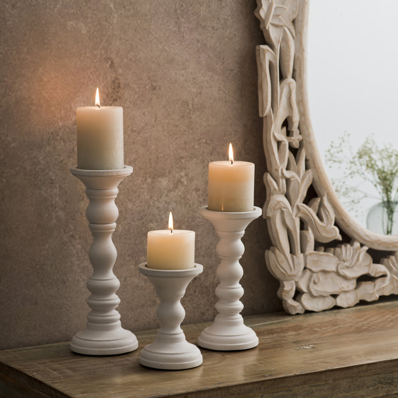 Ensemble de 3 bougeoirs Willow
