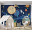 Adhésif mural pelez et collez pour enfants - Planètes heureuses-761566326