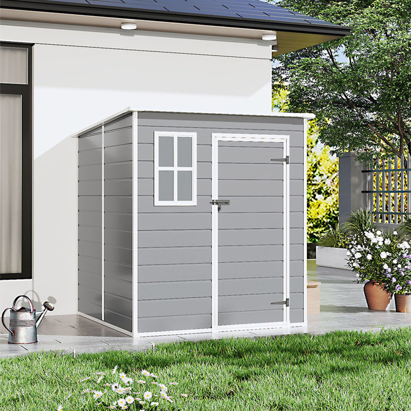 Plastic Outdoor Garden Storage Shed, 20.97 sq.ft.