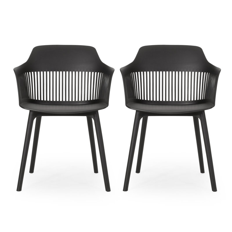 Chaise de terrasse Jacqueline, Noir