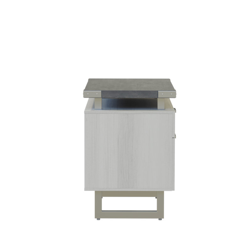 Mirella Lateral File, Stone Gray