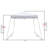 8 pi. X P 8 pi D Auvent inclinable en acier-223990158