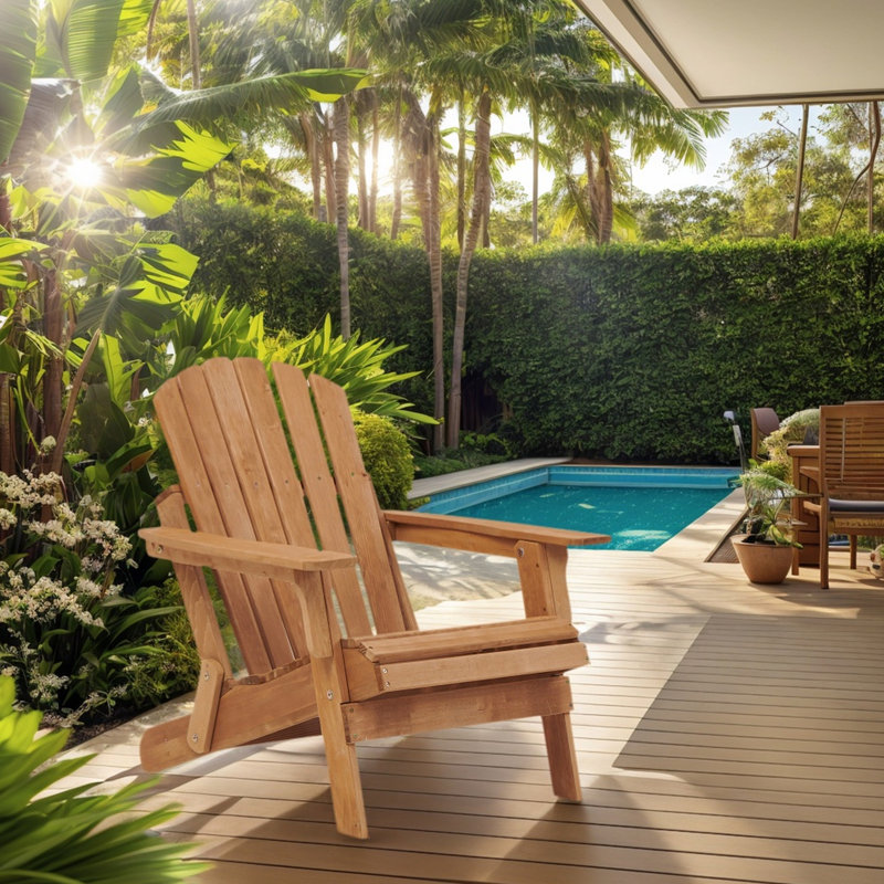 Chaise pliante, planche de siège pré-assemblée, fabriquée en bois de pruche, pour une installation rapide à l'extérieur sur la pelouse et la plage, cour arrière adaptée au patio