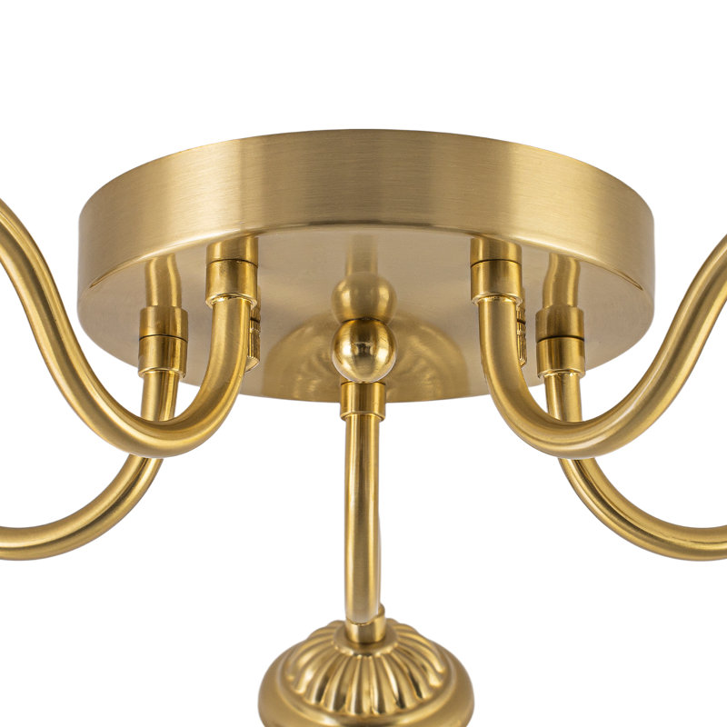 Plafonnier semi-encastré 5 lumières