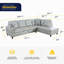 Canapé modulaire en cuir 2 pièces Bawan-2074801168-2074801188