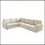 Canapé-lit modulaire rembourré en chenille de 118 L avec lit escamotable et garniture cloutée-1892672665
