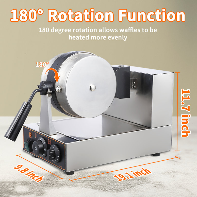 Machine à cône de crème glacée commerciale en acier inoxydable 1200W 110V