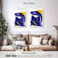 Abstract Woman Silhouette Multi Piece Canvas Print-93024382