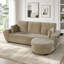 Upholstered 94 " Chenille Sofa-1369477587