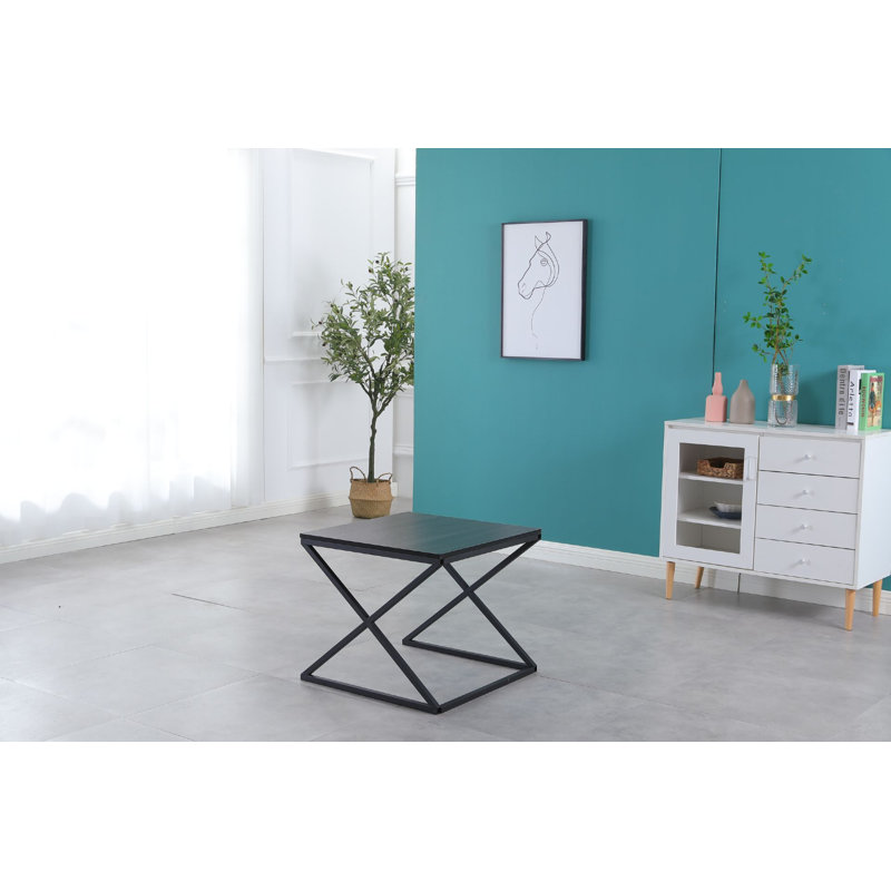 Table d'appoint décorative Espresso 23 x 23 x 20 po