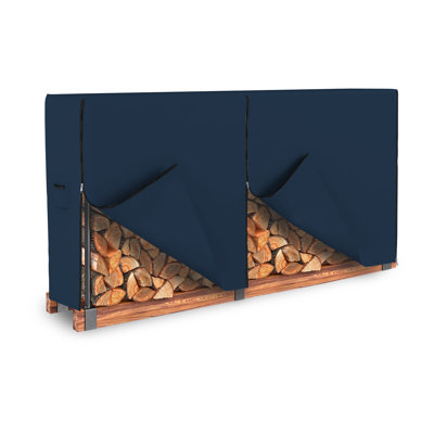 High Density Waterproof Outdoor Firewood Cover, All Weather Protection UV Resistant Wood Rack Cover