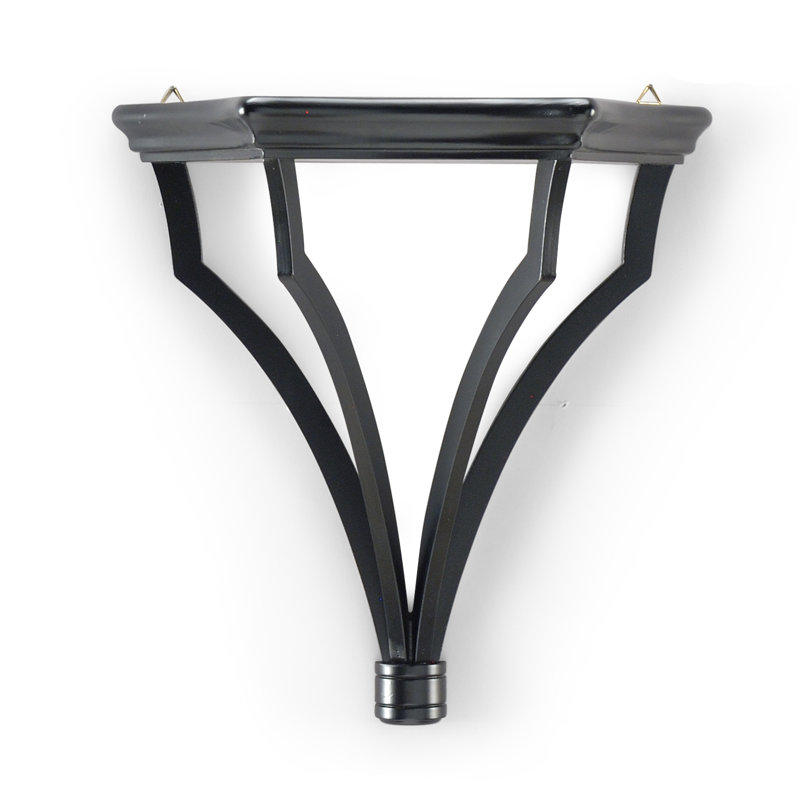 Diamond Metal Accent Shelf, Black