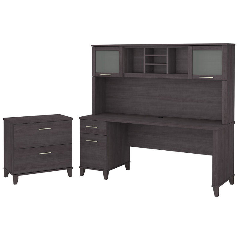 Ozro 71'' Desk, Storm Gray
