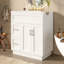 Meuble-lavabo simple 30 po, lavabo en résine, traditionnel, salle de bain-2063616150-2063616147