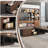 Elegant Walnut L-Shaped Desk & Versatile Bookshelf Set
