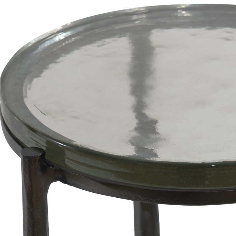 Glass Tray Top End Table