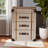 Fiona 3-drawer cabinet in vintage matte bronze