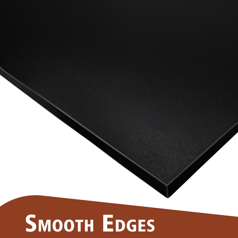 42'' Black Steel Square Fire Pit Lid with Wooden Handles