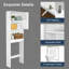 Freestanding Over The Toilet Storage