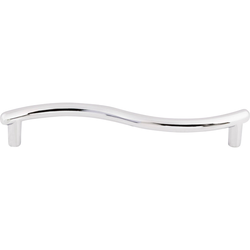 Spiral Bar Pull, 5 1/16" Center to Center, Polished Chrome