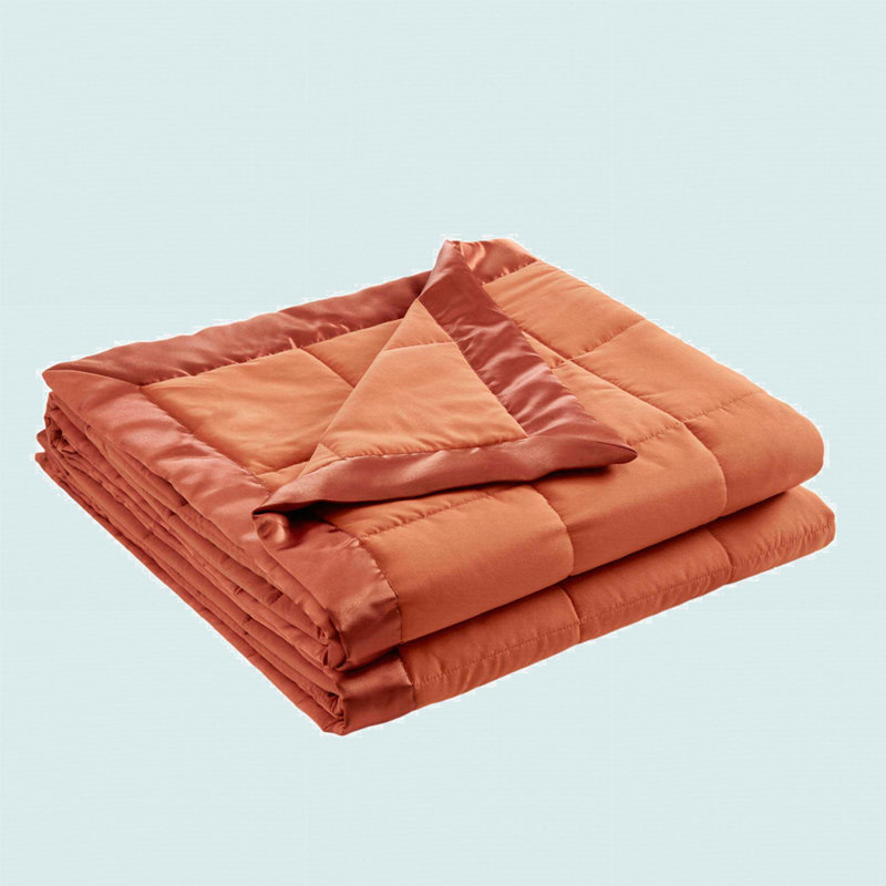 1 PCS Queen Lightweight Down Alternative Blanket, Full, Orange