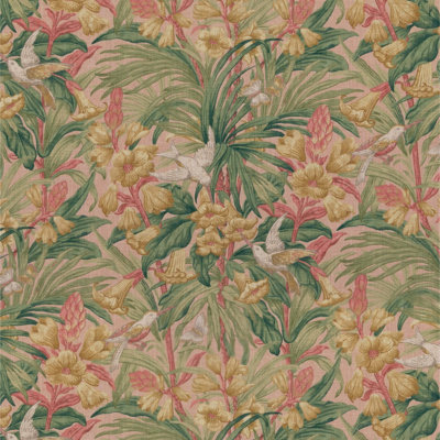 Original Brantwood Trumpet Flowers Fabric