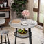 Ensemble de 3 tables de bar rondes avec 2 tabourets de bar-1736642699